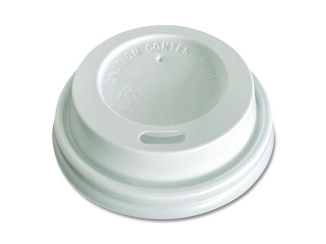 Hot Cup Lids Fits 4 oz Hot Cups Plastic White 1000/Carton BWKHOTWH4