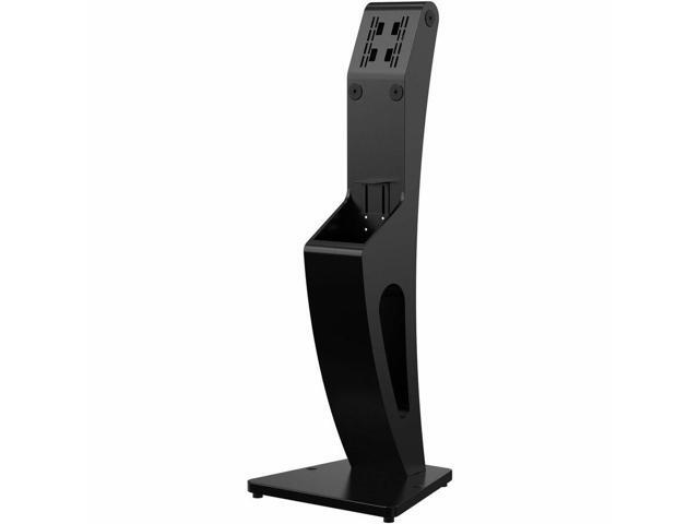 CTA Digital Sleek Floor Stand with Printer Slot for Touchscreen Monitors and Other Displays
