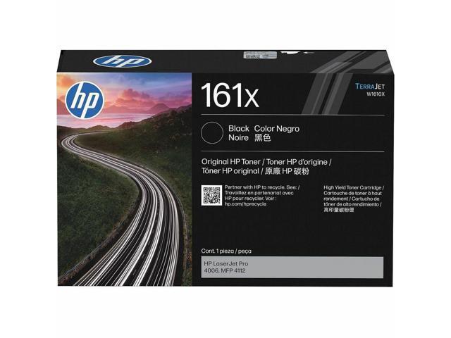 HP 161X Original High Yield Laser Toner Cartridge Black 1 Pack