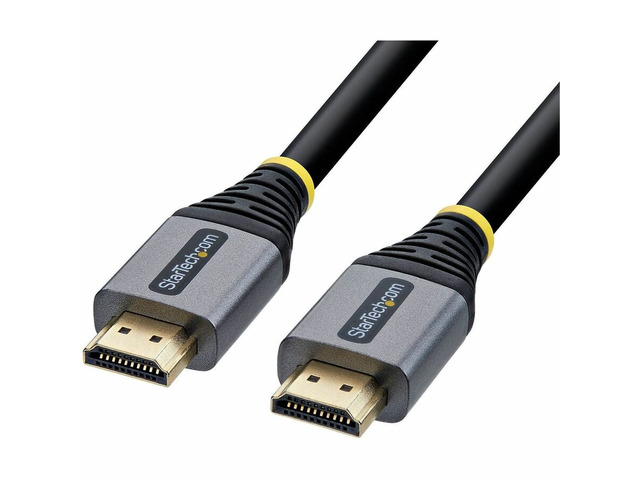 StarTech 5ft 1.5m Premium Certified High Speed HDMI Cable 4K 60Hz/1440p 144Hz High-Flex HDMI 2.0 Cable with HDR10/ARC 18Gbps