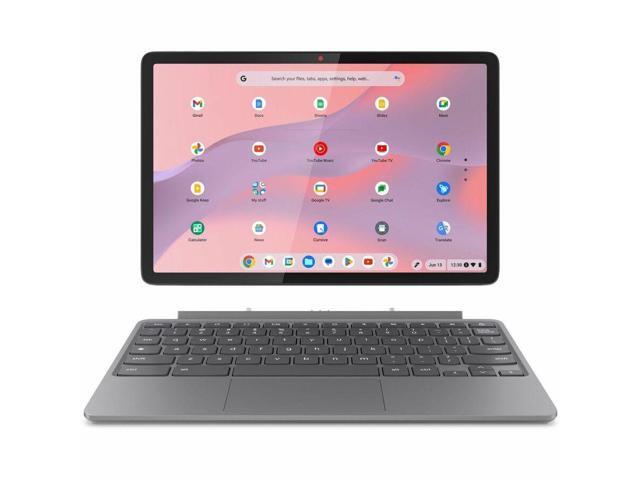 Lenovo - Duet 11 Chromebook 11" 2K LCD Touchscreen 2-in-1 Laptop - MediaTek Kompanio 838 2024 - 4GB RAM - 128GB with keyboard - Luna Gray - image 10