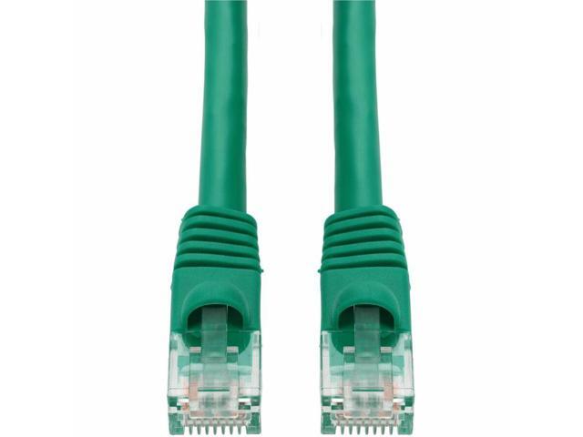 AddOn 3ft Green CAT6A PVC Ethernet Cable Snagless Bubble Boot RJ-45 M/M CAT 6A