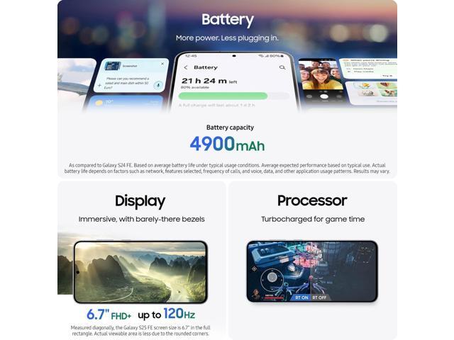 Samsung - Galaxy S25 FE 128GB (Unlocked) - White - image 10