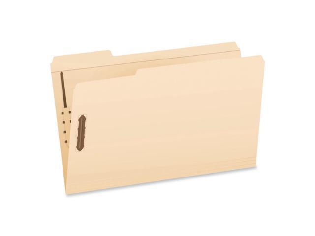 Manila Fastener Folders 1/3-Cut Tab: Assorted Expands 0.75' 2 Fasteners Legal Size 50/Box 1007063