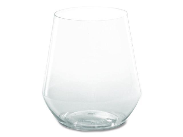 WNA Reserv Stemless Glassware - 12 oz - Clear - 16 Cups/Tray - 4 Trays/Carton - RESSGL12