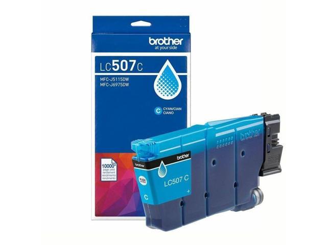 Brother Genuine LC507C Ultra High Yield Cyan Ink Cartridge
