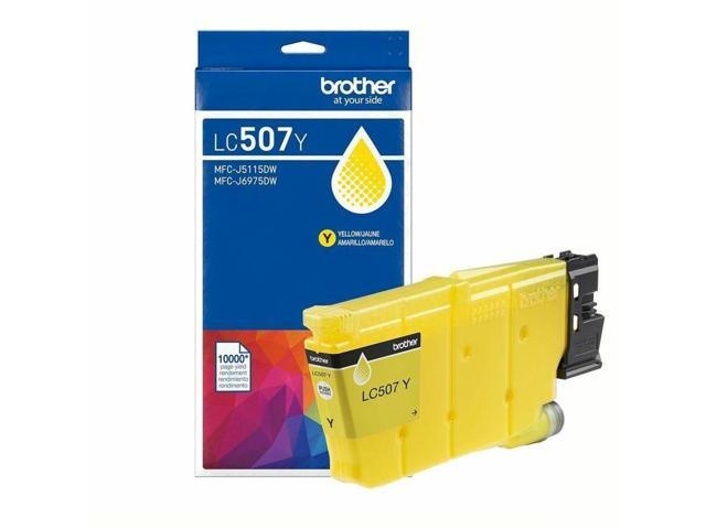 Brother Genuine LC507Y Ultra High Yield Yellow Ink Cartridge