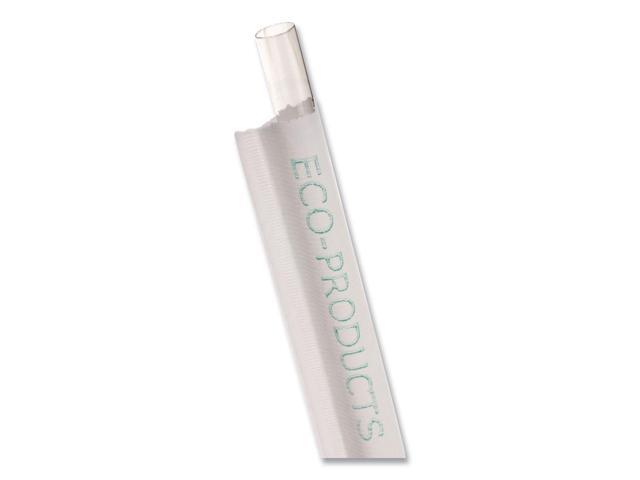 Eco-Products Wrapped Straw - 9.5' - Plastic, Clear - 4,800/Carton - EP-ST990