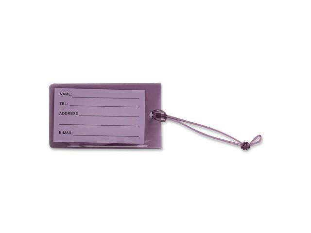 Bondstreet Luggage Tag PVC Purple TAC5414BSBLK