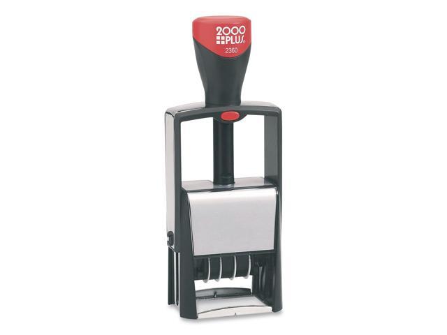4-In-1 Message Date Stamp 5 Years ENTERED/FAXED/PAID/RECEIVED 1.75 x 1.12 Red/Blue Ink 011035