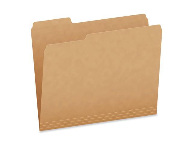 Kraft File Folders 1/3-Cut Tabs: Assorted Letter Size 0.75' Expansion Kraft 50/Box 1007030