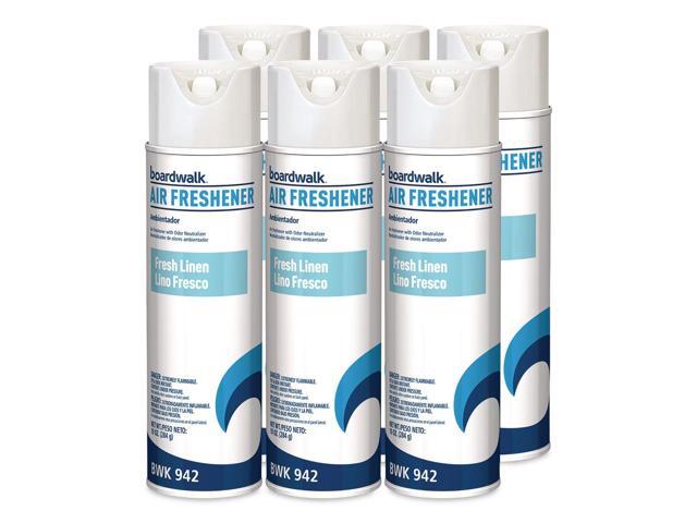 Aerosol Air Freshener Fresh Linen 10 oz Aerosol Spray 6/Carton 1000000035