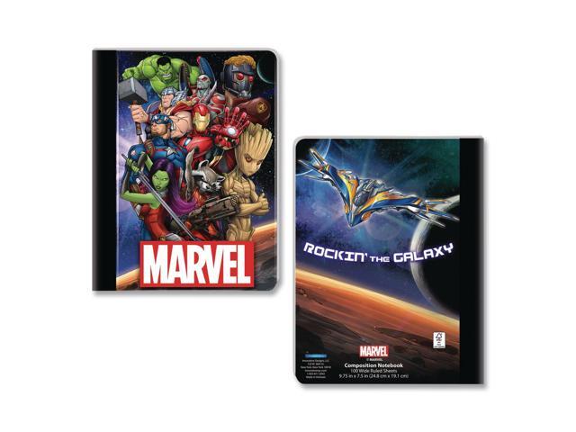Licensed Composition Book Marvel Avengers Wide/Legal Rule Multicolor Cover 100 9.75 x 7.5 Sheets 714785AVESA