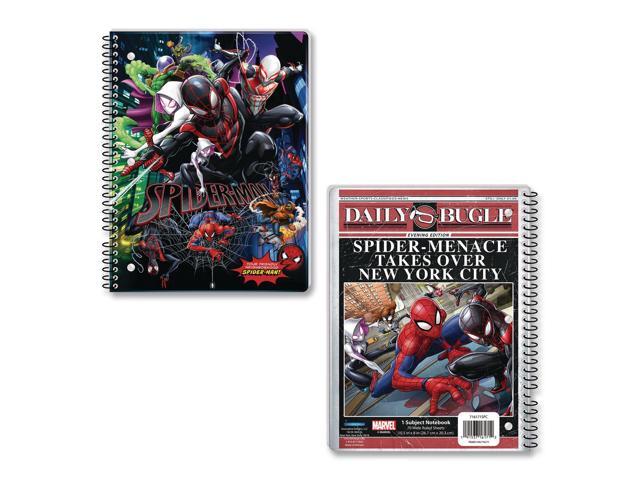 Licensed Spiral Notebook Marvel Spider-Man 1-Subject Wide/Legal Rule Multicolor Cover 70 10.5 x 8 Sheets 716171SPCSA
