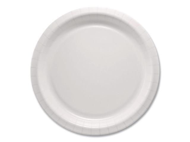 Compostable Paper Dinnerware ProPlanet Seal Plate 10' dia White 500/Carton HP10W