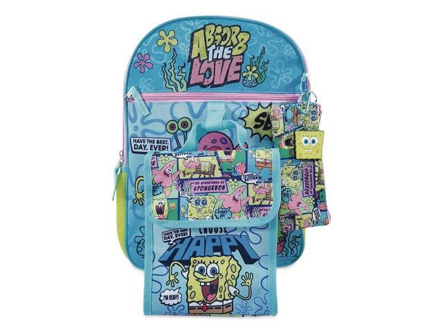 Spongebob 5-Piece Backpack Set 12 x 5 x 16 Multicolor B1Y8LAQSPOIR00