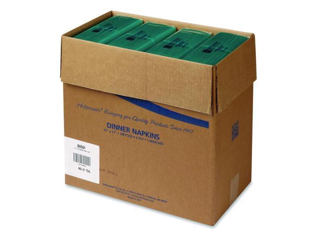 Dinner Napkins 2-Ply 15 x 17 Teal 1000/Carton 180501