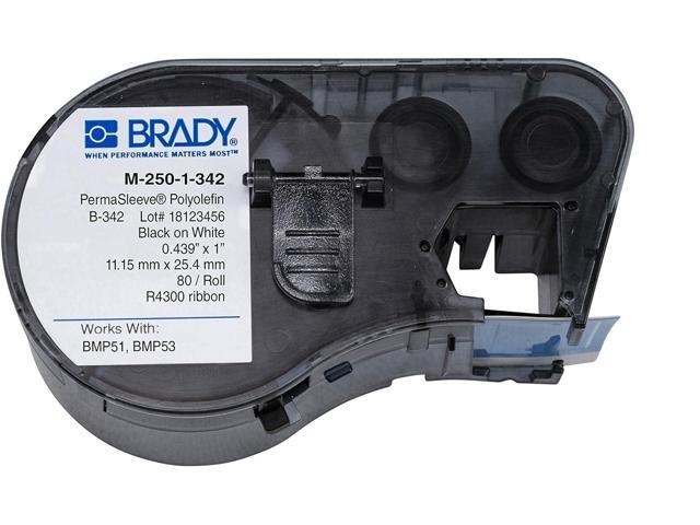 BRADY MATTE POLY LABELS WITH RIBBON FOR BMP51 M511