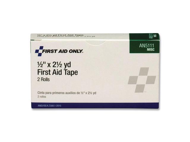 First Aid Tape Paper 0.5' x 2.5 yd White 6 Rolls/Box AN5111