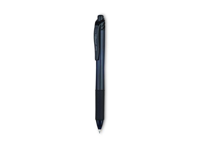 EnerGel-X Gel Pen Retractable Bold 1 mm Black Ink Smoke/Black Barrel Dozen BL110A