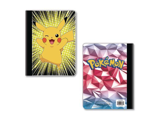 Licensed Composition Book Pokemon Wide/Legal Rule Multicolor Cover 100 9.75 x 7.5 Sheets 716136POKSA