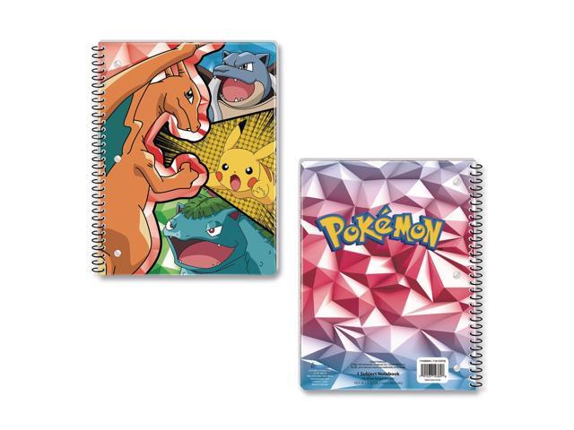 Licensed Spiral Notebook Pokemon 1-Subject Wide/Legal Rule Multicolor Cover 70 10.5 x 8 Sheets 716135POKSA