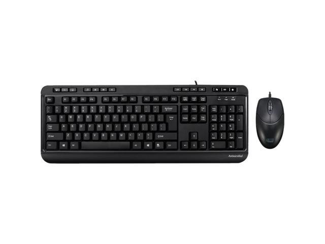 Adesso Akb-132Cb - Antimicrobial Multimedia Desktop Keyboard And Mouse