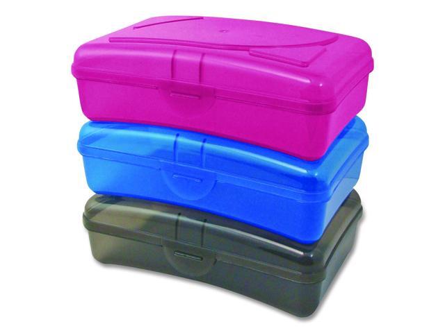 Cra-Z-Art Plastic School Box, 2-3/16'H x 5-3/16'W x 8'D, Assorted Colors