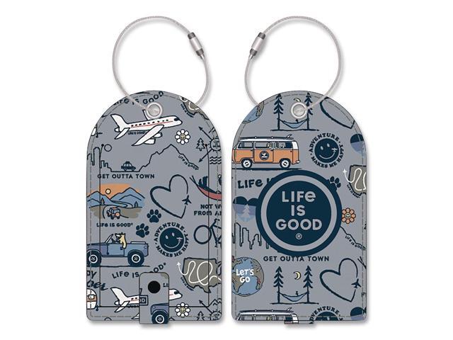 Luggage Tag Vegan Leather Multicolor 2/Pack LNLM0001