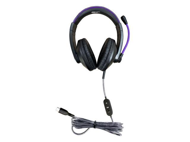 HamiltonBuhl Smart-Trek Deluxe USB-C Stereo Headset Noise-Canceling ST2PL-C