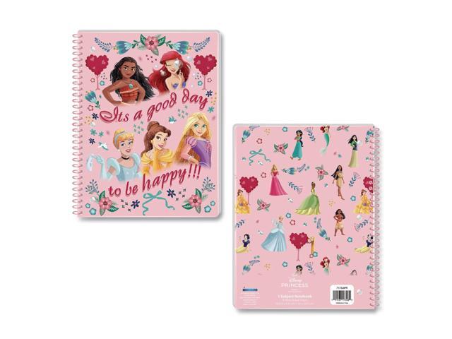 Licensed Spiral Notebook Disney Princesses 1-Subject Wide/Legal Rule Multicolor Cover 70 10.5 x 8 Sheets 717328PRSA