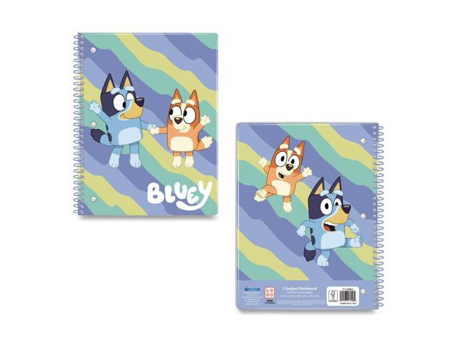 Licensed Spiral Notebook Bluey and Bingo 1-Subject Wide/Legal Rule Multicolor Cover 70 10.5 x 8 Sheets 717158BLUSA