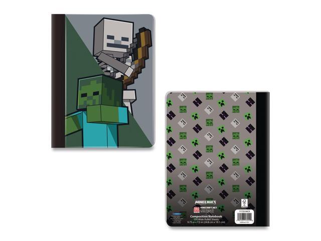 Licensed Composition Book Minecraft Wide/Legal Rule Multicolor Cover 100 9.75 x 7.5 Sheets 717251MCRSA