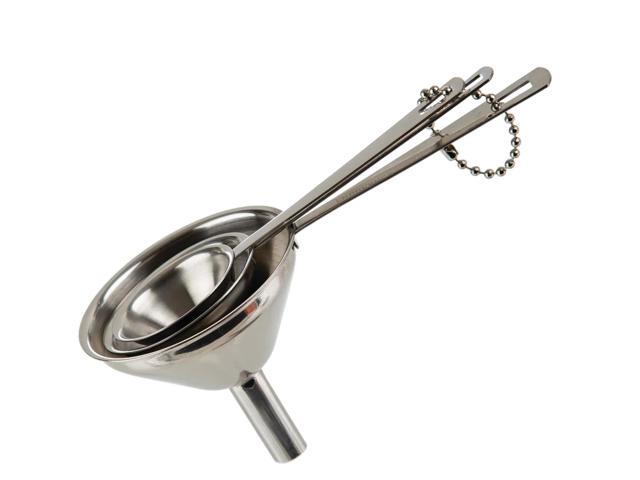 Mainstays Stainless Steel Mini Funnels (3-Pieces)