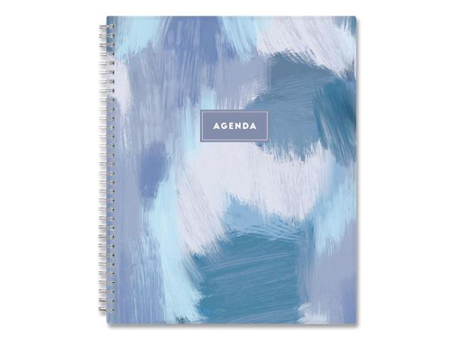 Tanya Blue Academic Year Daily Planner Abstract Artwork 11 x 8.5 Multicolor Cover Supports Four Academic Years: 2025-2028 156259