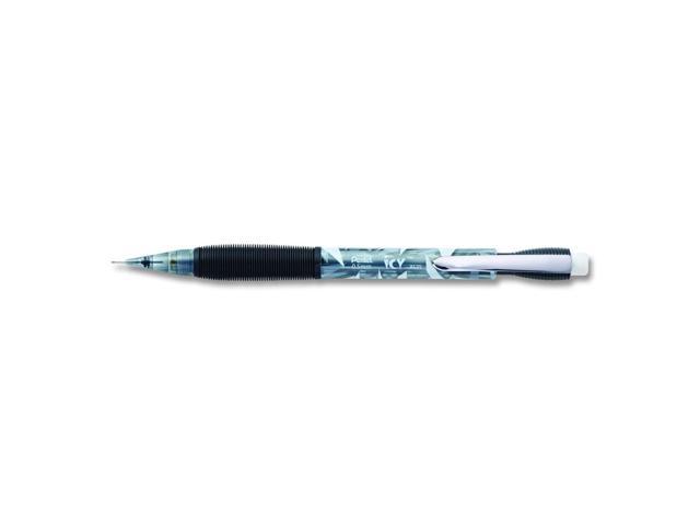 Icy Mechanical Pencil 0.5 mm HB #2 Black Lead Translucent Ice/Black Barrel Dozen AL25TA