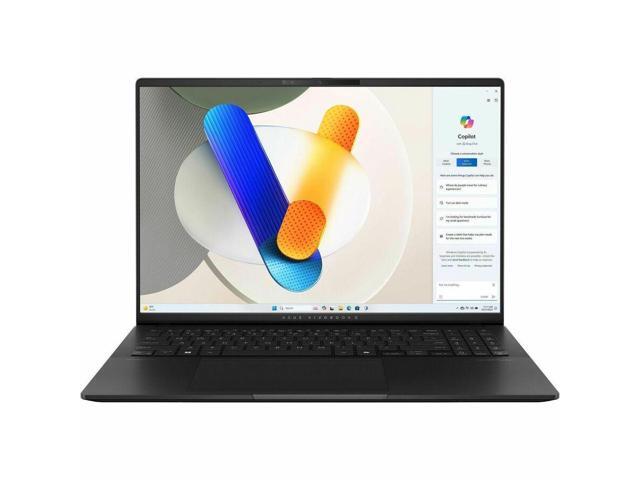 ASUS - Vivobook S16 16" OLED Laptop - Copilot+ PC - AMD Ryzen AI 7 350 with 24GB Memory - 1TB SSD - Neutral Black - image 9