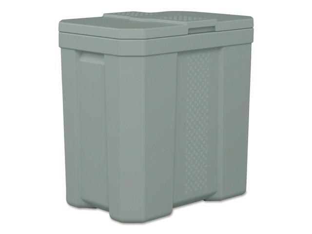 Salt Box 28 gal 23.75 x 15.75 x 23.75. Dove Gray BMBX300D