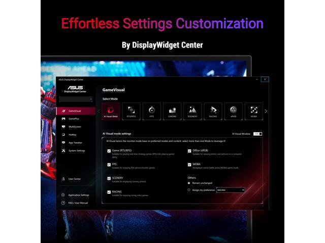 ASUS - ROG Strix 27" 2K IPS 255Hz 0.3ms Gaming Monitor with G-SYNC/FreeSync Premium (DisplayPort, HDMI) - Black - image 8