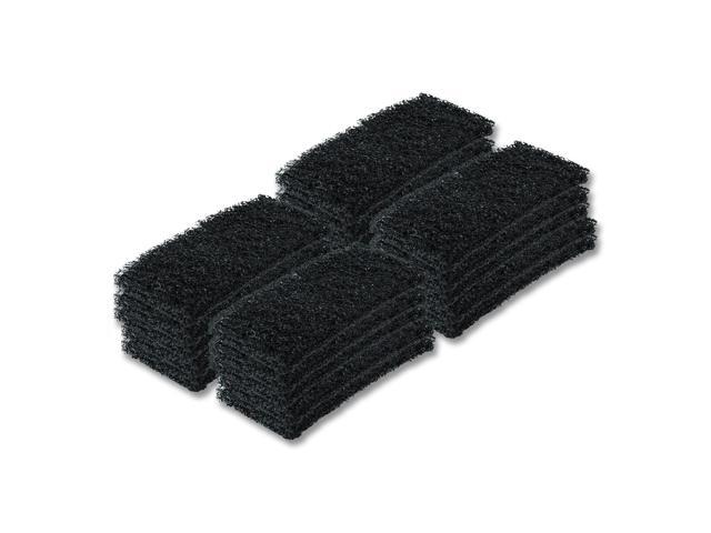 Octopus Heavy Duty Cleaning Pad 6 x 9 Black 5 Pads/Bag 4 Bags/Carton 541040