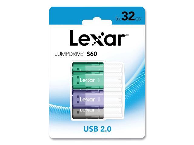 JumpDrive S60 USB Flash Drive 32 GB Assorted Colors 5/Pack LJDS6032GB5
