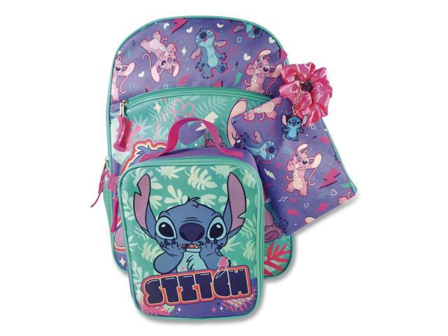 Stitch and Angel 5-Piece Backpack Set 12 x 5 x 16 Multicolor B1G1MMKDSCBF00