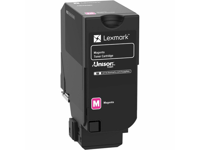 Lexmark Unison Original Extra High Yield Laser Toner Cartridge - Return Program - Magenta - 1 Pack - 12500 Pages - 71C0XMG