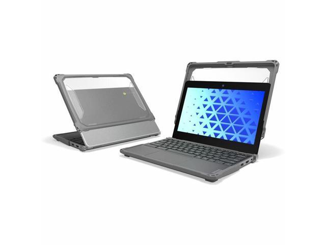 MAXCases Extreme Shell-F3 Slide Chromebook Case for Lenovo 100e G5 Chromebook 11.6' Gray/Clear LNESF31EG5GRY