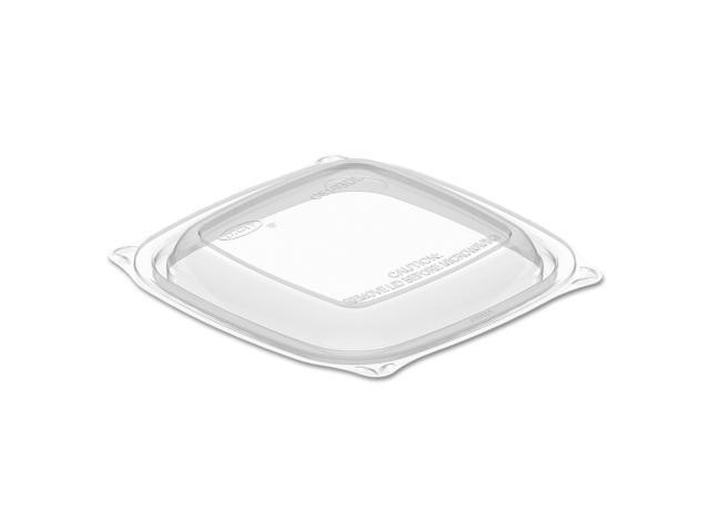 Dart C816BDL PET Sm Clear PET Square Lid (Case of 504)