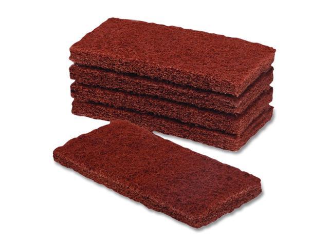 7910015124968 SKILCRAFT Baseboard Scrubber Kit Stripping Replacement Pad 1 x 4.75 Brown 5/Box