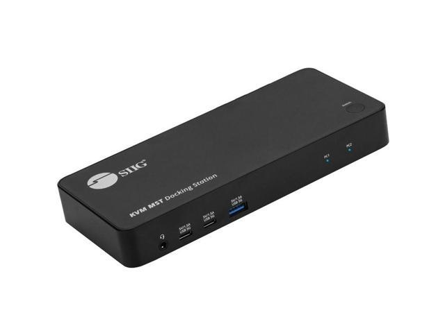 SIIG Dual Host USB-C KVM MST Docking Station