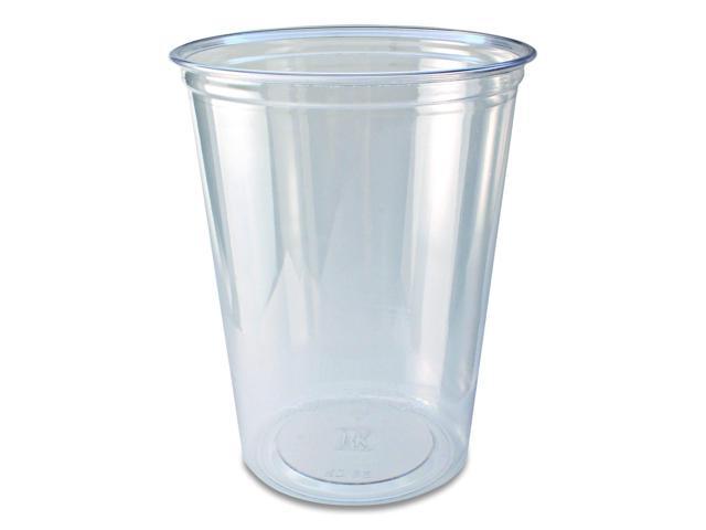Recycleware Round Deli Container 32 oz 4.6' Diameter x 5.8' h Clear Plastic 500/Carton 000000000009501038