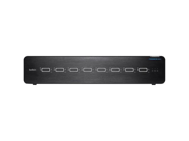 Belkin Universal 2nd Gen Secure KVM Switch 8-Port Dual Head w/ CAC F1DN208KVMUN4