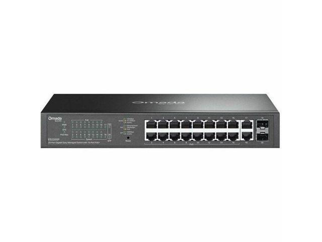 Omada 20-Port Gigabit Easy Managed Switch with 16-Port PoE+